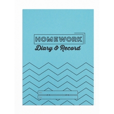 A5 Homework Diary, Blue - Pack of 20